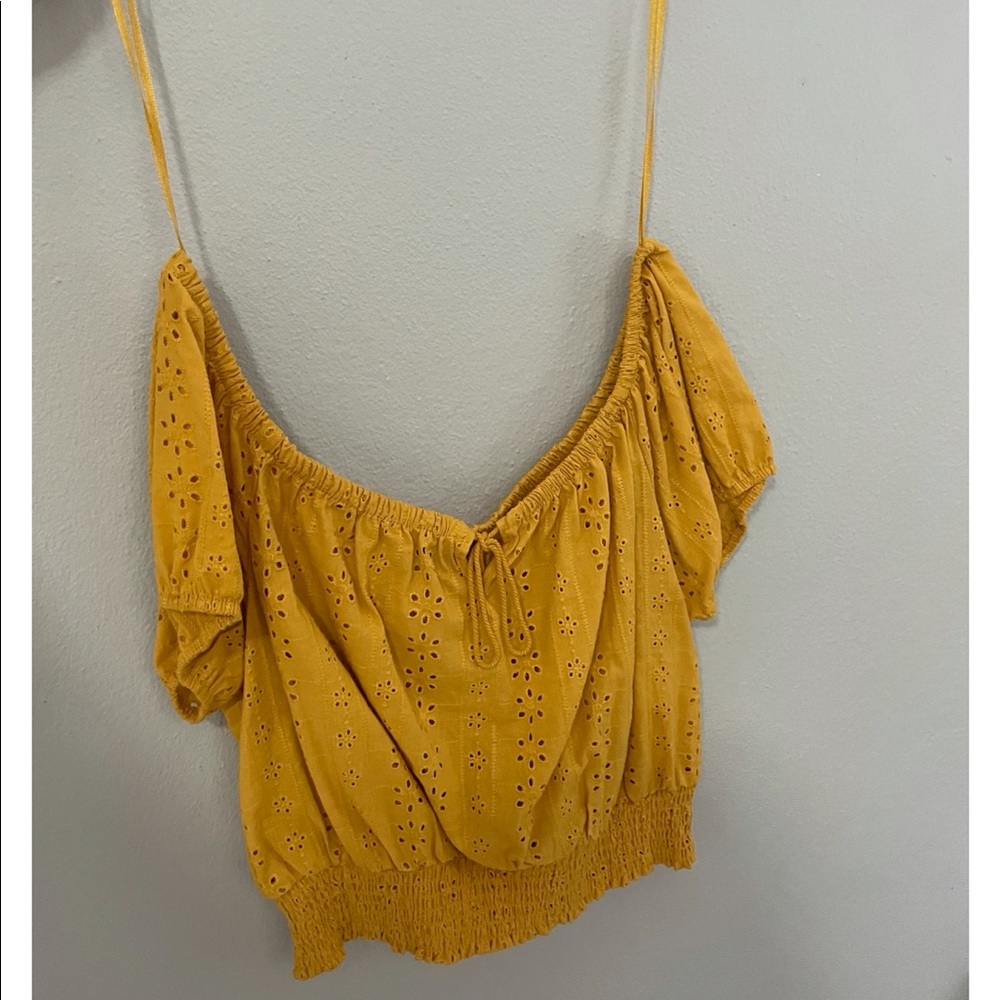 Yellow blouse